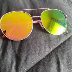 Rose gold sunglasses